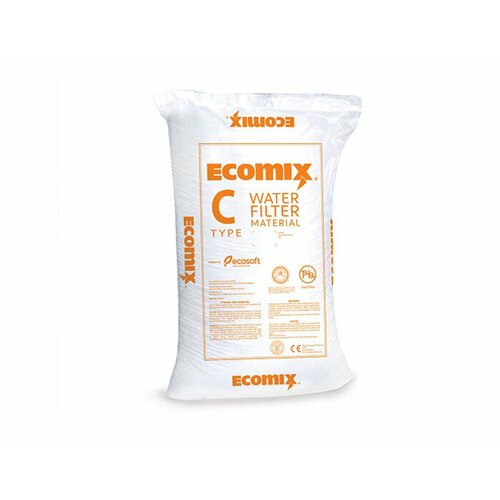 Многофункциональный фильтрующий материал ECOMIX C 25 л / Экомикс С обезжелезивание, умягчение воды
