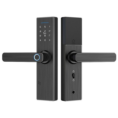 HDcom SL-804 Tuya-WiFi- биометрический Wi-Fi умный замок на дверь - универсальный монтаж на левую и правую дверь подарочная упаковка