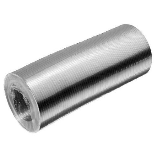 Воздуховод гофрированный 'Алювент', d=115 мм, раздвижной до 3 м, алюминиевый