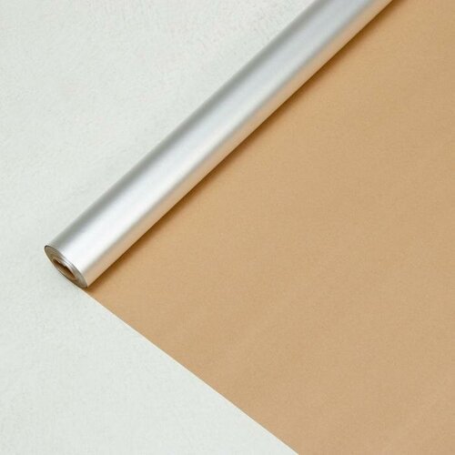 Алюминиевая фольга на крафт-бумаге (18м2 в рулоне)