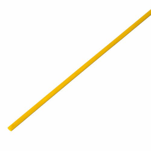 Термоусадочная трубка 3,0/1,5 мм, желтая, упаковка 50 шт. по 1 м, 20-3002, REXANT