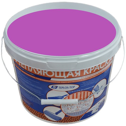 Фасадная утепляющая краска Теплос-Топ 11 литров, NCS S 2050-R40B