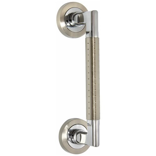 Ручка-скоба для входных и межкомнатных дверей UNO М-8074 160 мм GP/STG Золото/матовое золото (1 шт)