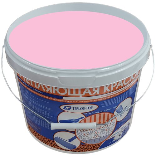 Интерьерная утепляющая краска Теплос-Топ 11 литров, NCS S 0530-R30B