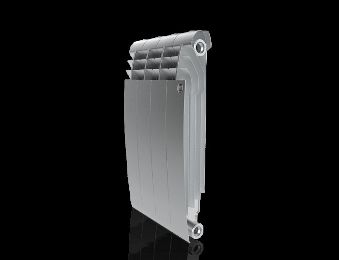 Биметаллический радиатор Royal Thermo Biliner 500 VD 4 секц. Silver Satin