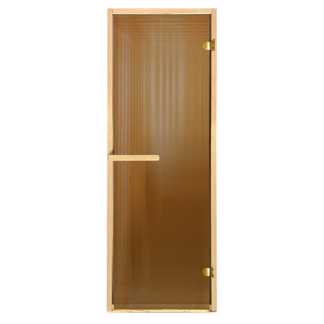 дверь для сауны 189х69см стекло 6мм бронза прозрачная