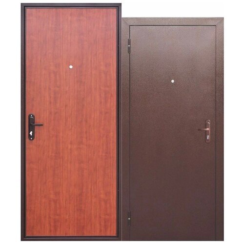 Дверь входная утепленная, звукоизоляционная Ferroni Стройгост 5 РФ металл/МДФ, левая