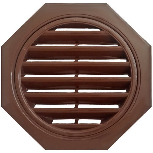 Чердачное окно для вентиляции нежилых и цокольных помещений, 55х55 см, Цвет коричневый