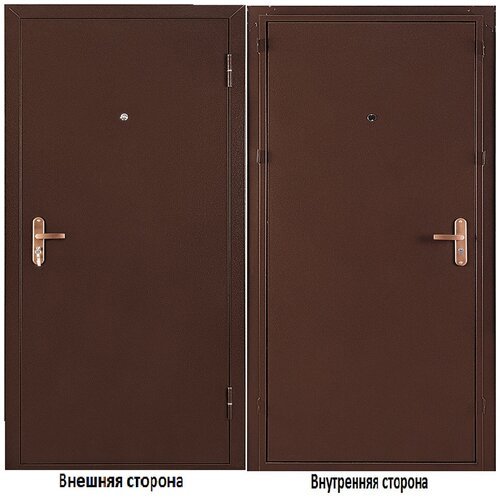 Дверь входная Промет Профи Про правая медный антик - медный антик 960х2060 мм