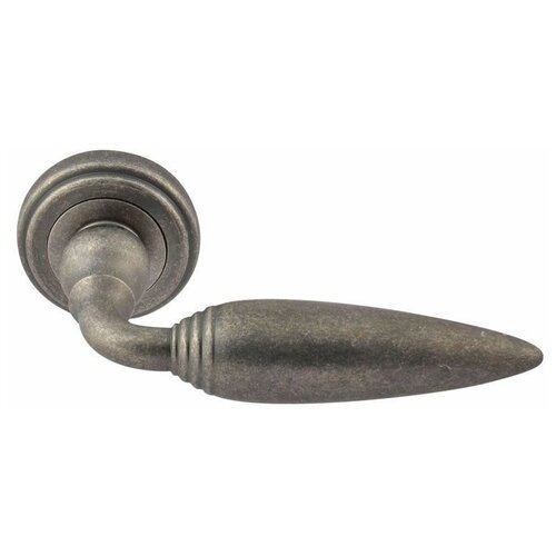 Ручки дверные на розетке Нора-М Таррагона - Застаренное серебро