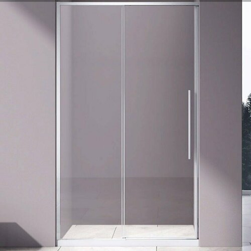 Душевая дверь Vincea Slim-N VDS-4SN140CL 140х195 см, стекло прозрачное. Размер регулировки 1390-1400 мм.