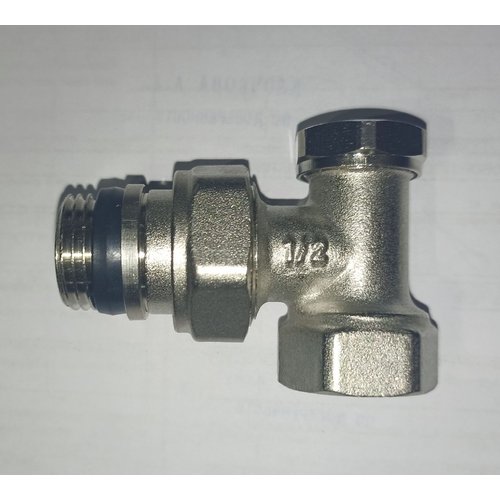 Клапан для радиаторов, настроечный угловой 1/2' (с доп. уплотнением) (120/15) G К VALFEX