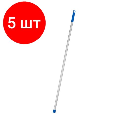 Комплект 5 штук, Рукоятка SYR усиленная анодир алюм Interchange 135см синяя 940873-BB-S