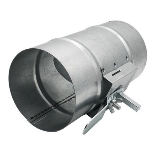 Дроссель-клапан для круглых воздуховодов d160 мм оцинкованный Левша