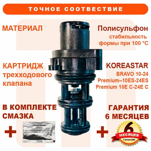 Картридж трехходового клапана для котлов KOREASTAR Premium, Bravo, KS902621980