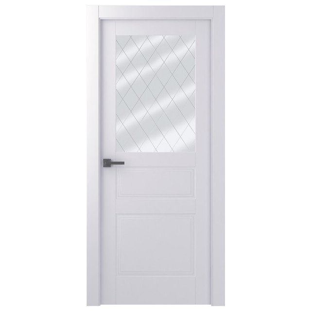 полотно дверное BELWOODDOORS Инари белое остеклённое 200х60см эмаль