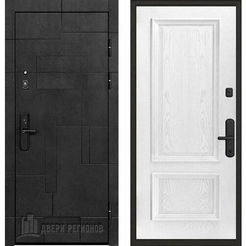 Входная дверь Regidoors флагман доминион Корсика 'Perla' с электронным биометрическим замком 950x2040, открывание левое