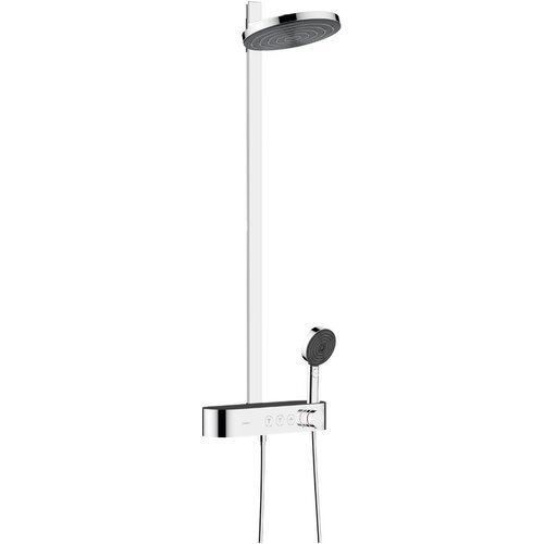 Душевая система Hansgrohe Pulsify S Showerpipe 260 2jet термостатическая ShowerTablet Select 400 24240000, хром
