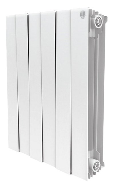 Биметаллический радиатор Royal Thermo Piano Forte 500/Bianco Traffico 12 секц.