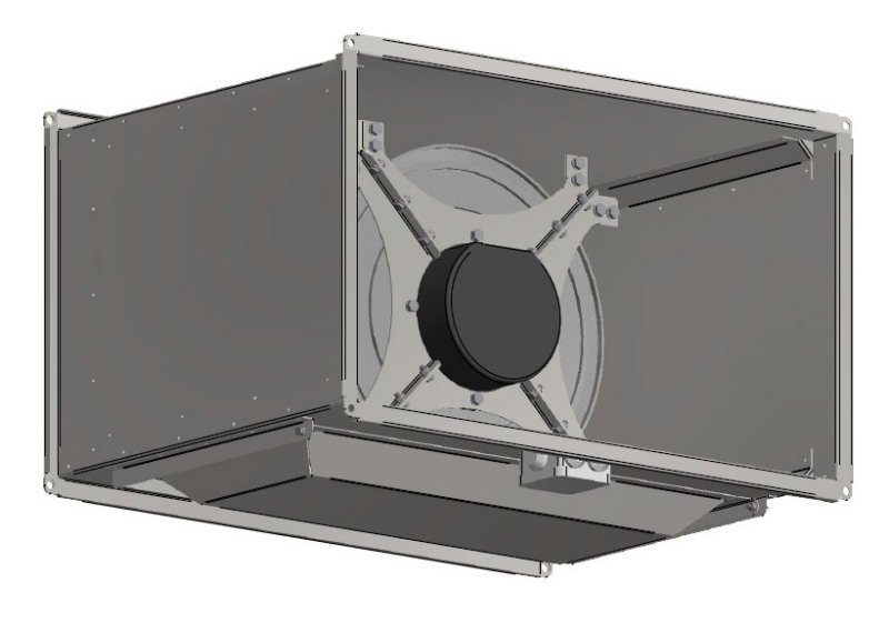 Прямоугольный канальный вентилятор Shuft TORNADO EC 1000x500-40-D