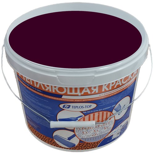 Интерьерная утепляющая краска Теплос-Топ 11 литров, NCS S 6030-R30B