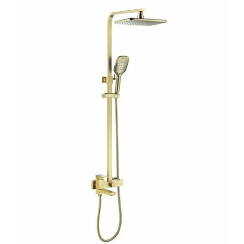 Душевая система для ванны из латуни с ручным душем Vieir Lux V393562-S(матовое золото)