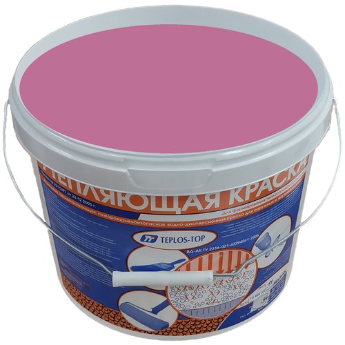 Интерьерная утепляющая краска Теплос-Топ 11 литров, NCS S 2040-R30B