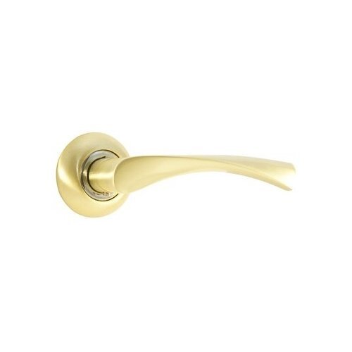 Ручка для межкомнатных дверей (возможна установка на металлические двери, не алюминий ) MSM Цвет SB/CP Матовое золото/хром